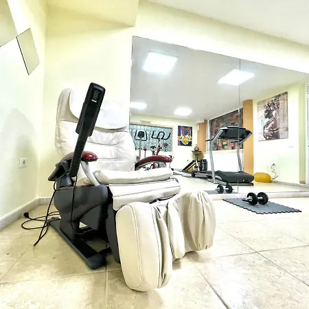 Wonderful With Private Pool, Wifi, Gym And Barbecue In South Tenerife 빌라 *