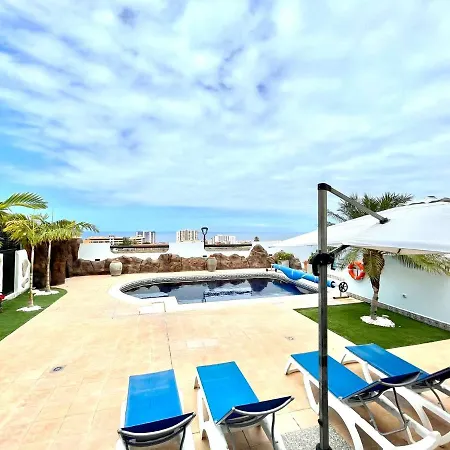 Wonderful With Private Pool, Wifi, Gym And Barbecue In South Tenerife אדחה