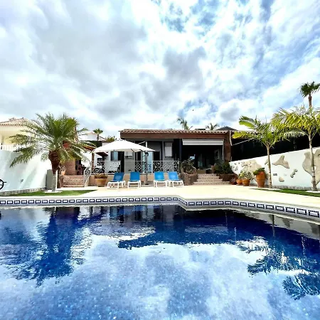 Wonderful With Private Pool, Wifi, Gym And Barbecue In South Tenerife וילה *